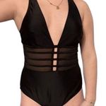 Cupshe NEW SWIMSUIT Women's LG 1PC Bathing Suit Tummy Control Mesh Adj. Straps Photo 0