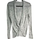 Athleta Top Gray Nep Infinity Hooded Long Sleeve Thumb Holes Yoga Women’s M Size M Photo 2