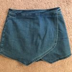 Boutique Jean Wrap Skort Photo 0