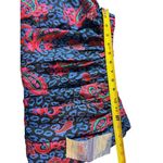 Land And Sea Vintage Ames Bold Blue Pink Floral Midi Elastic Waist Skirt M NWT Size M Photo 10