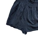 Forever 21 Peasant Blouse Romper with Shorts and 3/4 Sleeves Black Women's Size Small Photo 1