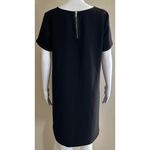 J.Crew  | Women's Faux Leather Pocket Tee T-Shirt Dress | Small Photo 1