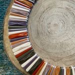 Vintage 80/90s colorful collar choker necklace Photo 4