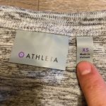 Athleta Grey No Sweatin It Shark Bite Long Sleeve Top Size XS Photo 1
