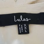 Cream Long Sleeve Mini Cocktail Dress Size XXL Lulus Cream Mini Dress Photo 6