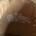 Baretraps Rizzo Perforated Faux Suede Ankle Boots Size 9 Tan Block Heel NEW Photo 2