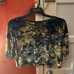 Topshop Devore Velvet Burnout Crop Top Photo 2