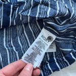Roxy  Striped Blue & white Button-Up Shirt size 6 Photo 5