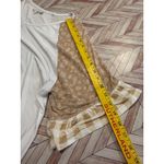 Cato  18 20 White Paisley Print Raglan Sleeve Ruffle Hem Tunic Top Photo 5