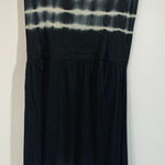 RaVirga Strapless Tie Dye Midi Dress Black Size XL Photo 0