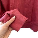 J.Crew re-imagined ombre red orange and white sunset hoodie sweater casual comfo Photo 3