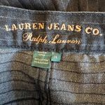 Ralph Lauren Lauren Jeans Co Black Pin-Striped Pants Jeans Regent Street Vintage Photo 3