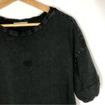 Elodie  Faded Black Short Sleeve Mini T-Shirt Dress M Photo 2