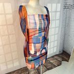 Princess Polly Princess poly multicolored long sleeve ruched body con mini dress size 4 Photo 5