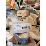 Cara Cara Aria Geo Print Crepe Midi Dress In Geo Moss In White size XS Blue Photo 10