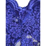 Victoria's Secret Vintage  Purple Lace Mesh Teddy Lingerie Size Small Thong 80s Photo 2