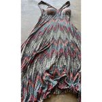 American Rag CIE Summer Festival Dress XS Bohemian Handkerchief Hem Wide Straps Photo 1