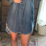 TJ Maxx Denim Fringe Dress Photo 0