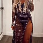 Punchy blonde Poker Face Sequin Dress Photo 0