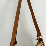 Fossil Tan Multi Color Basket Weave Shoulder Bag Purse Early 2000 Y2K Photo 9