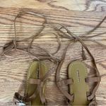 Pilcro Pilco Anthropologie NWOT Tie-Up Strappy Sandals Leather Size 7 Photo 9