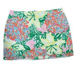 Lilly Pulitzer Mariposa Callie Floral Mini Skirt Pink Butterflies Size 0 Photo 5