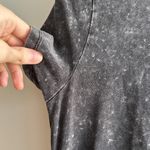 PINK - Victoria's Secret PINK by Victoria's Secret Black Acid Wash Ruched Mini Dress, Size Small Photo 8