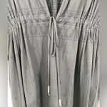 Dotti, bathing suit cover up, see thru black lace, draw string waist, sz‎ 2X Photo 2