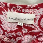 Daughters of India Kyra Mini Dress Balloon Sleeve in Saffron Floral Red Size XS Photo 8