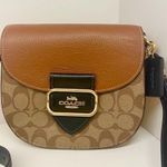 Coach  Morgan Saddle Bag In Colorblock Signature Canvas CE565 Photo 3