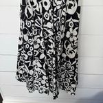 Talbots  Women’s 10 Black White Patterned Dress Vintage Photo 5