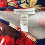 Ambiance Floral Fit and Flare Dress Medium Blue Photo 3