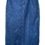Vintage 90’s TY size 16 100% cotton maxi skirt. Blue Photo 0