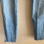 ZARA Women’s Skinny Blue Stretch Raw Hem Jeans Size 8 Photo 9