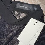 Alpha & Omega  Black Mesh Jumpsuit Size Large Photo 5