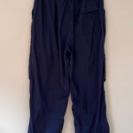 Rag and Bone Becky Flight Adjustable Relaxed Straight Leg Cargo Pants Navy Photo 7