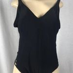 Shade & Shore  Size Small Black One Piece Swimsuit With Padded Cups. New With Tag Photo 0