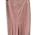 Theory wool pink pleated long pencil skirt Photo 0