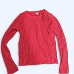J.Crew  Women's Red and Pink Jumper Photo 0