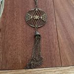 Bundle of 2 long necklaces and one bangel Gold Photo 6