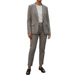 H&M Black & White Houndstooth Blazer Suit(Size Blazer Medium,Pants 6) Photo 1