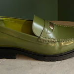 Free People  LIV  Loafers Serpent Olive Green  Photo 0