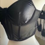SheIn  Black Goth, Grunge Structured Bustier Bra Photo 1