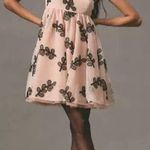 Anthropologie Square-Neck Tulle Babydoll Mini Dress Photo 0