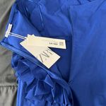 ZARA  Poplin Flower Mini Dress Size Small NWT Photo 4