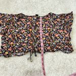 Streetwear Society  medium floral tie front shrug Photo 6