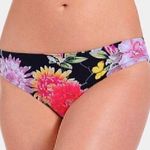 NEW NWT RACHEL RACHEL ROY Birds Paradise Hipster Swim Bottoms Black Pink Floral Photo 0