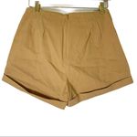 Lush Clothing Lush S lace up bow camel tan shorts high rise Photo 1
