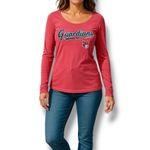 NWT Cleveland Guardians MLB Baseball Red Super Soft Long Sleeve T Photo 3