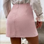 Houndstooth  Pink Mini Skirt Photo 5